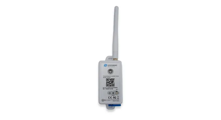 Temperature sensor for waste